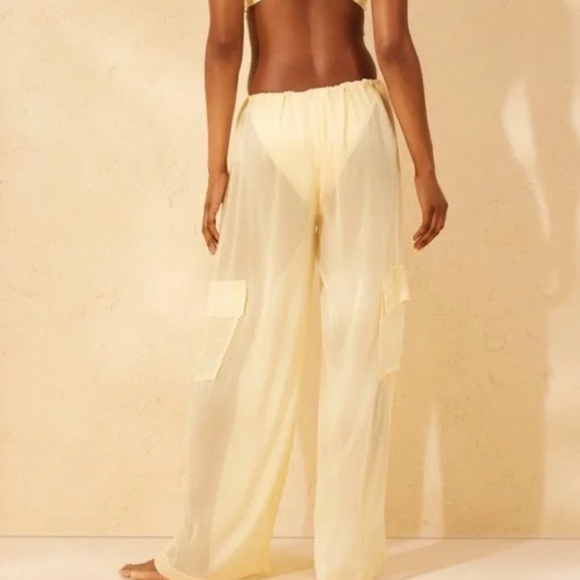 Wild Fable Chiffon Swim Cover Up Cargo Pants XS - Picture 2 of 5